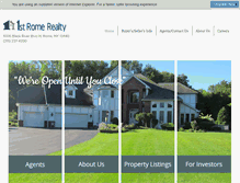 Tablet Screenshot of 1stromerealty.com